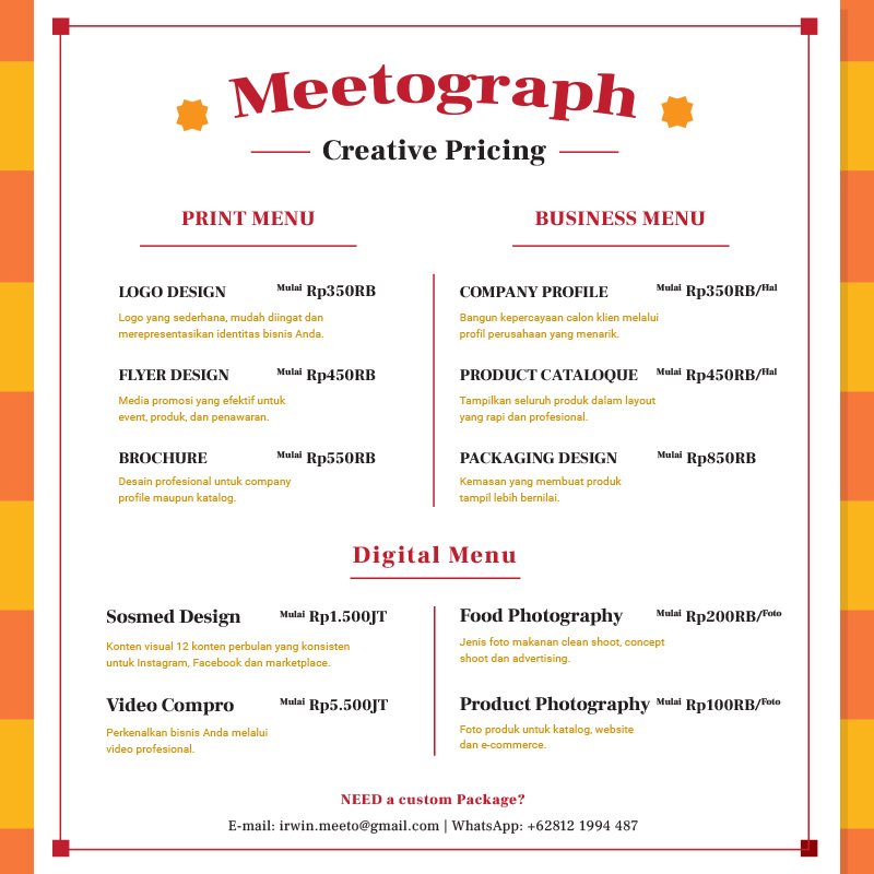 Pricelist